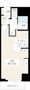 カスタリア新宿御苑【11階】の間取り