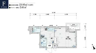 メインステージ野方駅前【404号室号室】の間取り