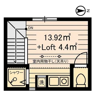コンフォートテラス荻窪【2階】の間取り