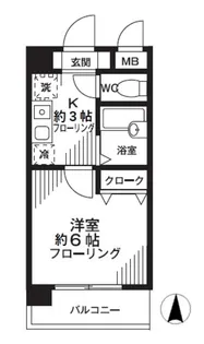 アルパ高円寺【3階】の間取り