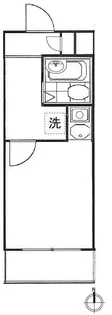 クレッセント三軒茶屋【1階】の間取り