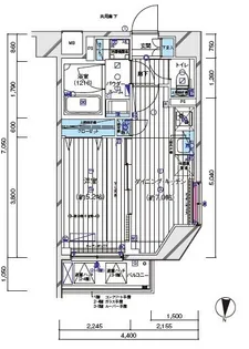 メインステージ板橋WEST【4階】の間取り