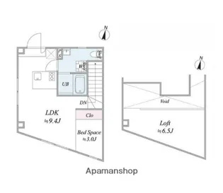 ARTORIUM新中野【3階】の間取り
