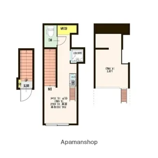 STAGE 北新宿Ⅱ【1階】の間取り