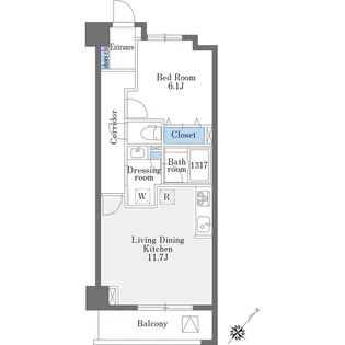 LA DOUCEUR巣鴨WEST【1階】の間取り