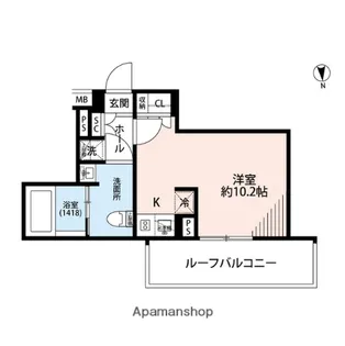 プレール・ドゥーク中野南台【4階】の間取り
