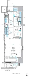 ベルシード池袋本町【6階】の間取り