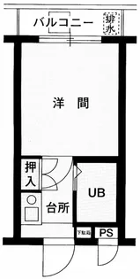 メインステージ幡ヶ谷駅前【2階】の間取り