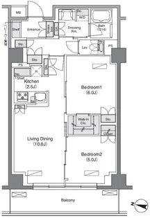 ソライエアイル練馬北町【2階】の間取り