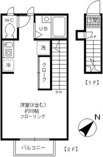 カメリア久我山【2階】の間取り