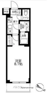アイル プレミアム笹塚ウエスト【404号室】の間取り