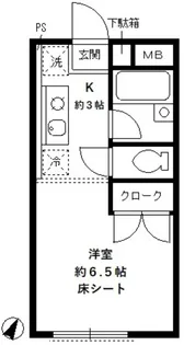 エスポワールM【1階】の間取り