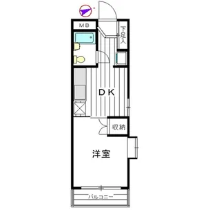グランヴェル中野【3階】の間取り
