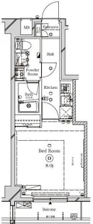 ラフィスタ本蓮沼【5階】の間取り