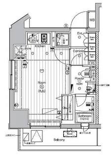 PREMIUM CUBE 代々木上原【3階】の間取り