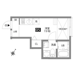 文京大塚テラス【1階】の間取り