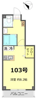 エステ阿佐ヶ谷【1階】の間取り