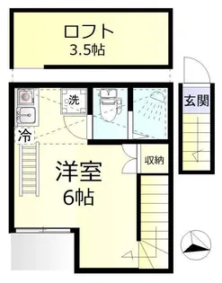 クアルト板橋【2階】の間取り