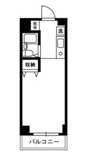 コーポ数納【4階】の間取り