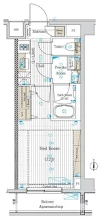 ブライズ中野江古田【3階】の間取り