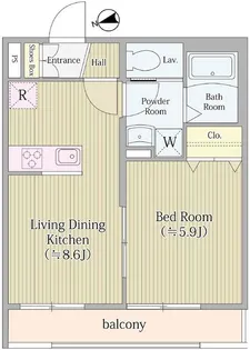 AIFLAT MEJIRO【1階】の間取り