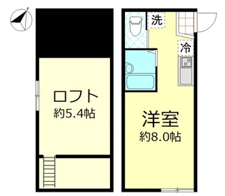 ポモドーロ代田橋【1階】の間取り