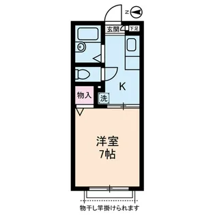 ドウェル・フロイデ【2階】の間取り