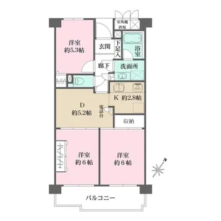 アーバンハイツ巣鴨A棟【3階】の間取り