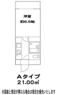 ドミール新高円寺【206号室号室】の間取り