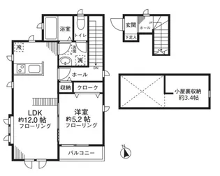 コート北沢【2階】の間取り