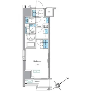 ルフォンプログレ赤塚【5階】の間取り
