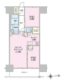 トラープランド翠命館【3階】の間取り