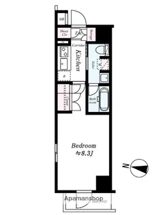 メイクス新中野アジールコート【6階】の間取り