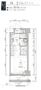 RELUXIA北新宿【1階】の間取り