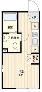 LIVEFLAT中野鷺宮【2階】の間取り
