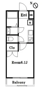 野方フォレストハイツ【2階】の間取り