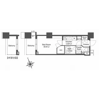 コンフォリア西荻窪【5階】の間取り