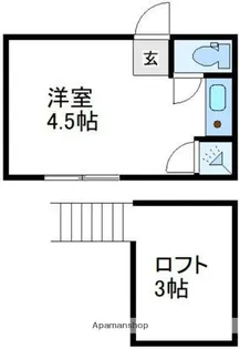 フェリスバルミー【1階】の間取り