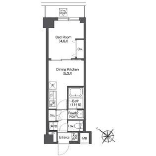 コンフォリア志村坂上【5階】の間取り