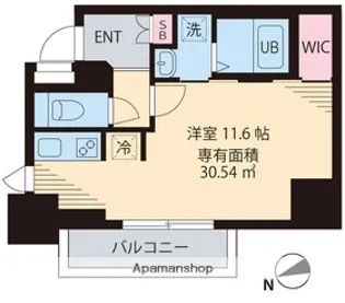 KーCREST【8階】の間取り