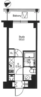 エスティメゾン中野【4階】の間取り