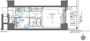 ベルグレード大山【4階】の間取り