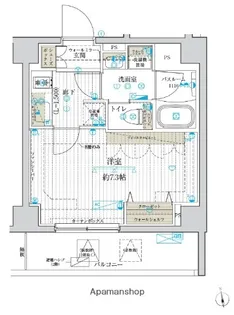 ブライズ神楽坂DUE【205号室号室】の間取り