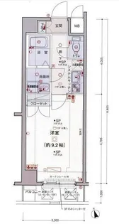 エクセリア荻窪【10階】の間取り