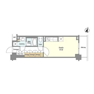 BLESS中野弥生町【2階】の間取り
