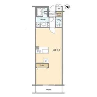 BLESS北新宿【5階】の間取り