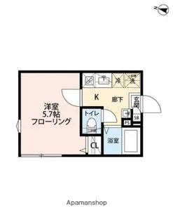 グランクオール板橋本町ウエストレジデンス【101号室】の間取り