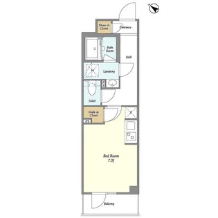 LA DOUCEUR成増【1階】の間取り