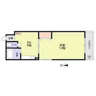 小島マンション【3階】の間取り