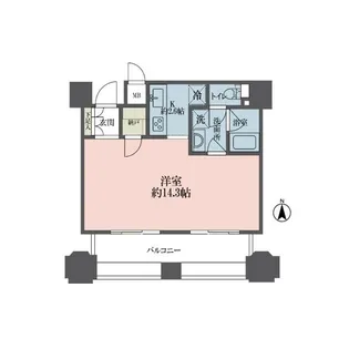 ルネ新宿御苑タワー【4階】の間取り